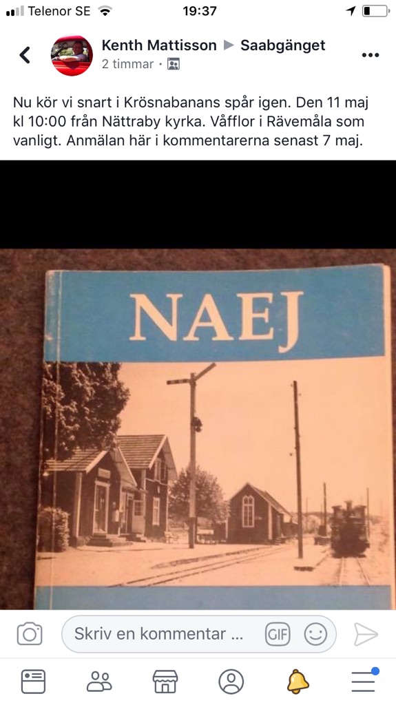 I Krösnabanans spår 2019 11/5 kl 10.00